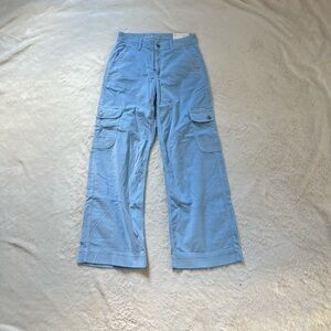 american eagle baby blue pants